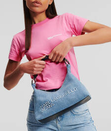 KLJ DENIM SHOULDER BAG