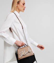 K/SIGNATURE SMALL CROSSBODY BAG