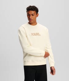 KARL LOGO ART DECO SWEATSHIRT