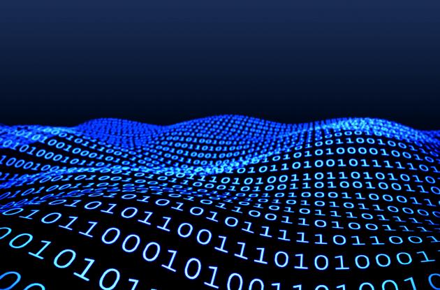 Wavy landscape of binary numbers