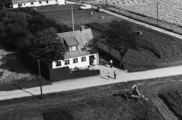 Aerial photo: the property Bonderupvej 69 in Ubberup near Ugerløse