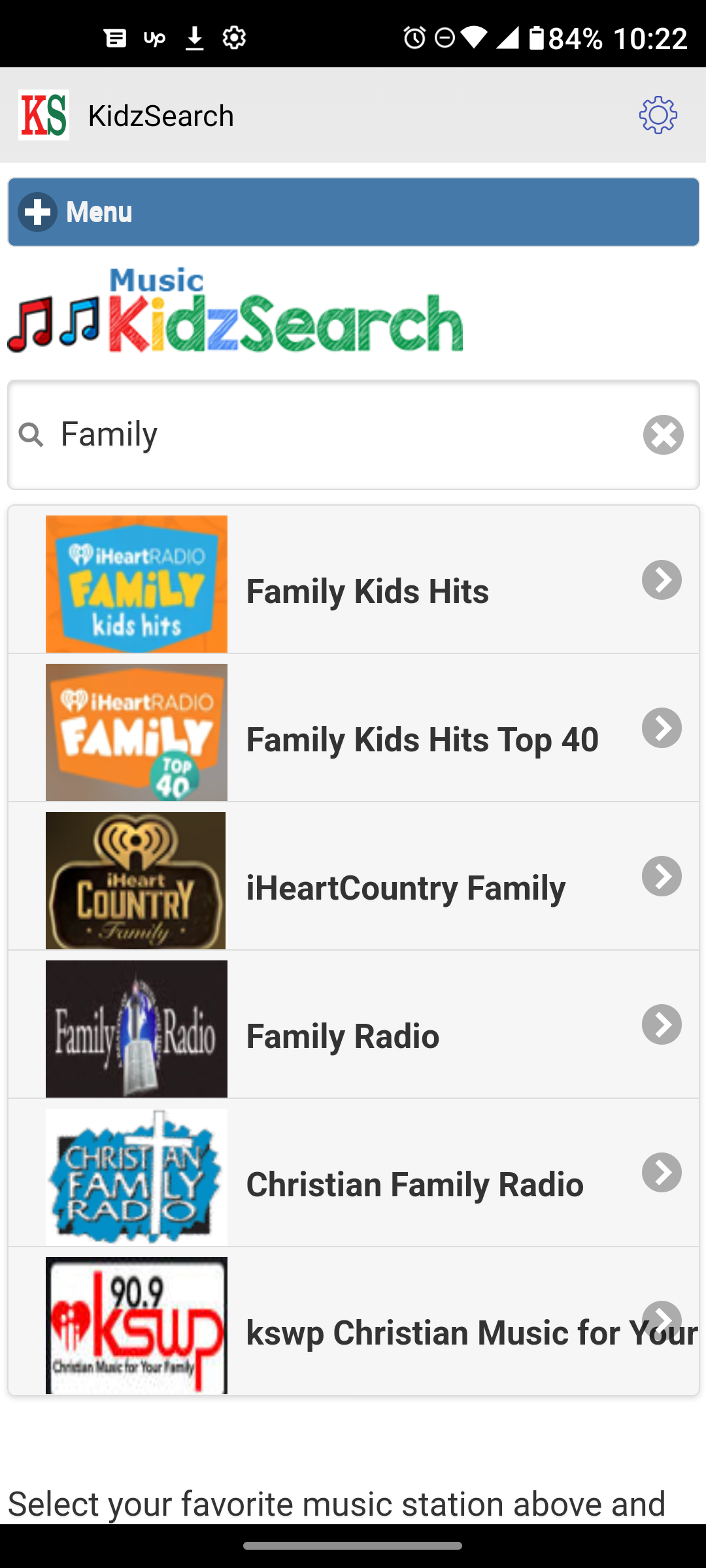 KidzSearch Mobile Radio