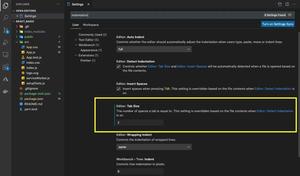VS Code: How To Change Indentation (2 spaces, 4 spaces)