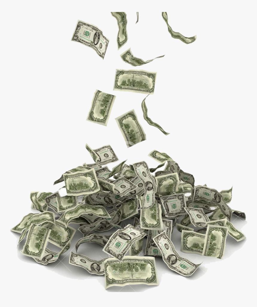 Falling Money Png - Money Falling Gif Transparent Background, Png Download, Free Download