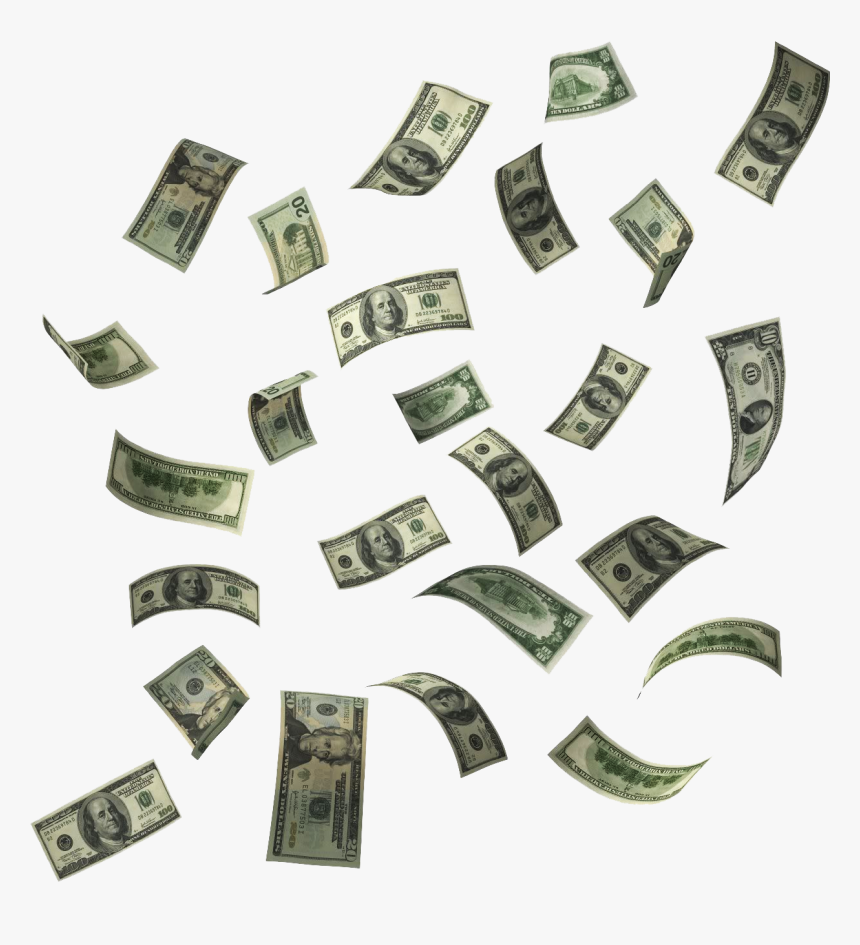 Rain Png Transparent -falling Money Png - Money Flying Png, Png Download, Free Download