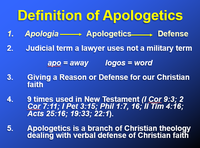 What is Christian Apologetics?