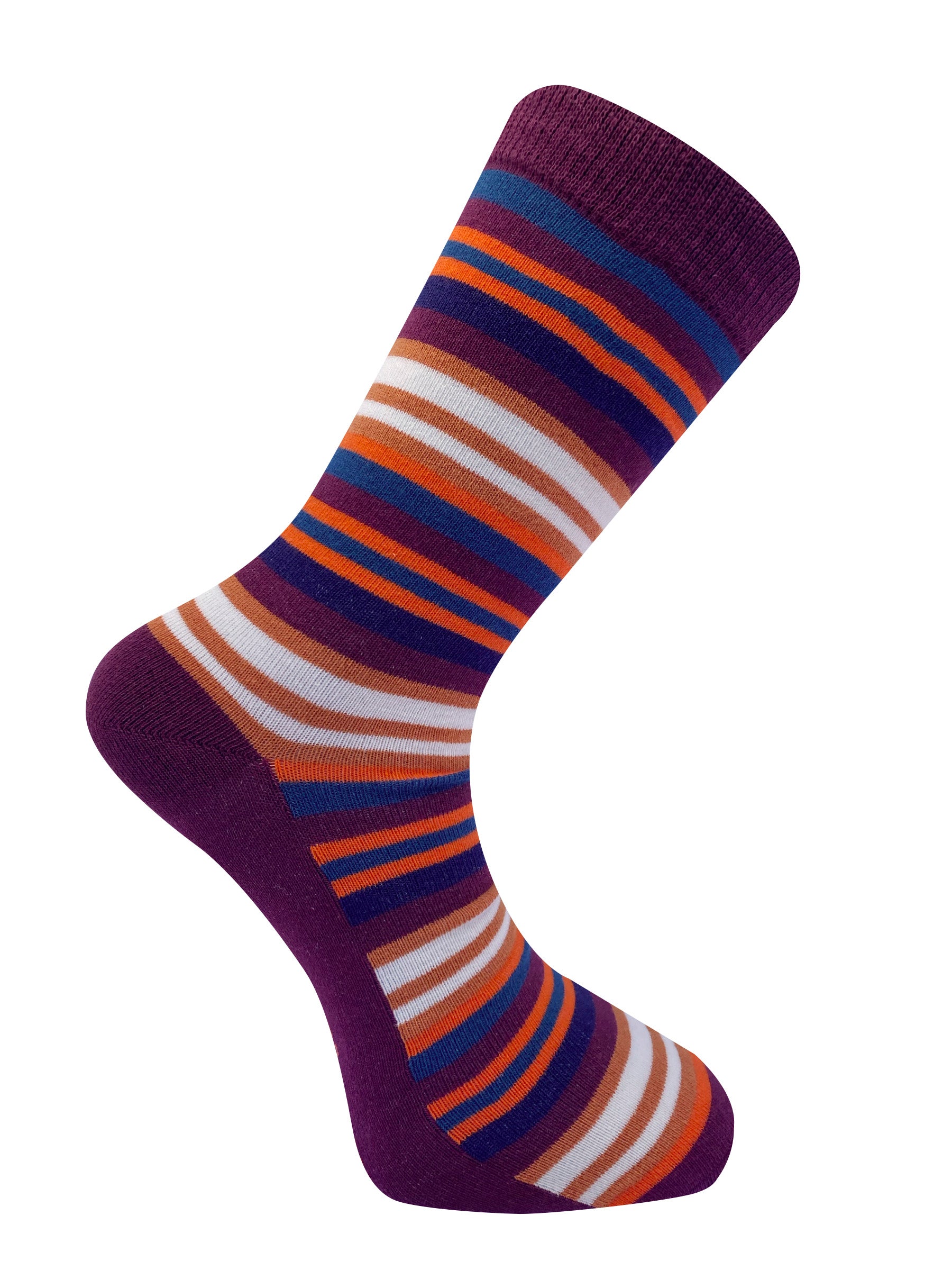 STRIPE - GOTS Organic Cotton Socks Terracotta