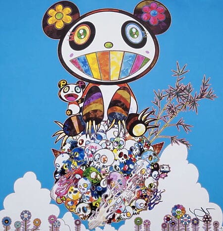 Japan Pop Art "The Pandas Say They’re Happy" (2016) von Takashi Murakami