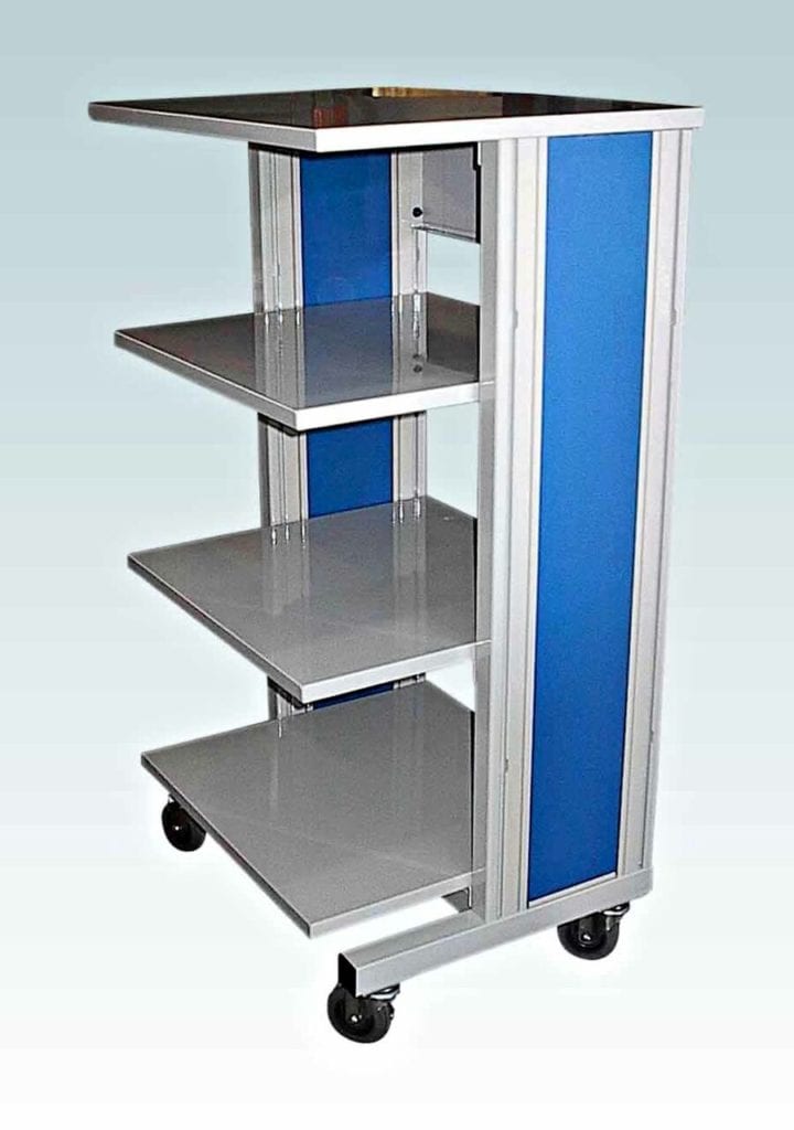 Laboratory Carts – Custom Stainless Steel Cart For Industrial Use