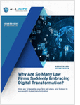 Unlock the power of digital transformation for your law firm. Discover 10 game-changing benefits and 5 essential steps to enhance efficiency, security, and client service. Stay competitive in today’s evolving legal landscape--download this must-read eBook today