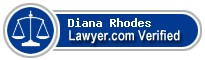 Diana Rhodes  Lawyer Badge