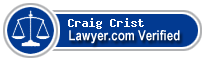 Craig Michael Crist  Lawyer Badge