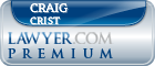 Craig Michael Crist  Lawyer Badge