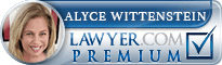 Alyce B Wittenstein  Lawyer Badge