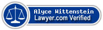 Alyce B Wittenstein  Lawyer Badge