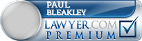 Paul Wendell Bleakley  Lawyer Badge