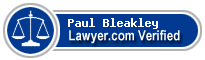 Paul Wendell Bleakley  Lawyer Badge