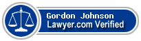 Gordon S. Johnson  Lawyer Badge