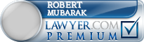 Robert J. Mubarak  Lawyer Badge