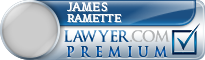 James E Ramette  Lawyer Badge