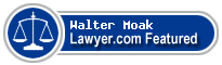 Walter E Moak  Lawyer Badge