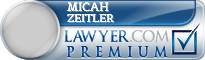 Micah A. Zeitler  Lawyer Badge