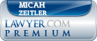 Micah A. Zeitler  Lawyer Badge