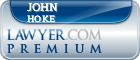 John L. Hoke  Lawyer Badge