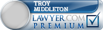 Troy Houston Middleton  Lawyer Badge