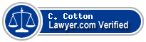 C. John Cotton  Lawyer Badge