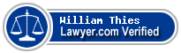 William Walter Thies  Lawyer Badge