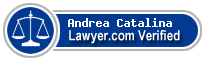 Andrea Nicole Catalina  Lawyer Badge