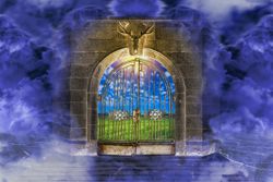 An image of the gates of Eden