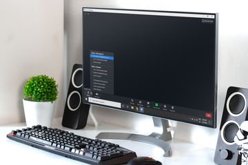 Zoom mic option on a desktop PC