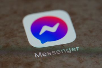 The Messenger app icon on a mobile device.