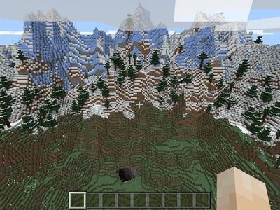 Circles of Snowy Mountains Seed in Minecraft