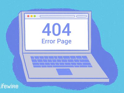 Illustration of a laptop with 404 Error Page on the screen