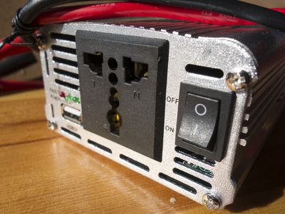 View Of Modified Sine Wave Inverter (12 Volts DC 230 Volts AC)