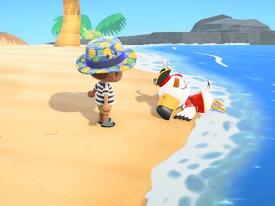 Animal Crossing New Horizon screenshot depicting a character looking at another