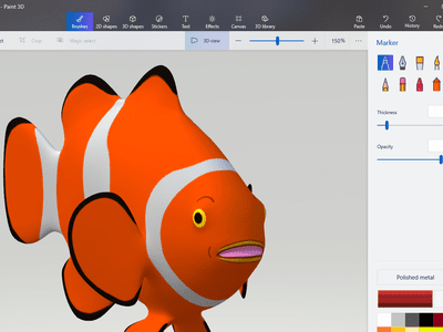 Paint 3D Clown Fish model