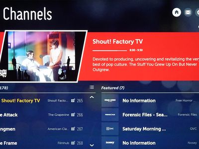 LG Channels – Onscreen Interface Example