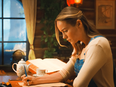 Brie Larson as a writer in Disney+'s Remembering