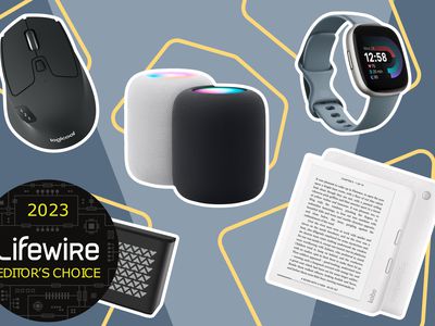 Collage with various tech devices for Valentine's Day, including mice, smart speakers, wearables, and ereaders