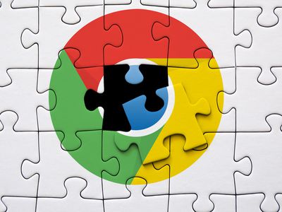 Google Chrome icon superimposed on puzzle peices