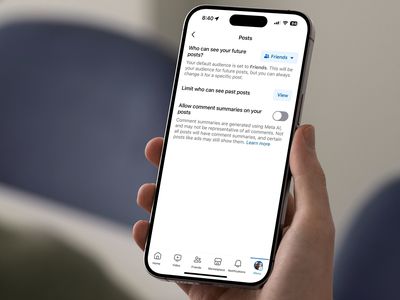 Meta AI comment summaries turned off in Facebook on iPhone.