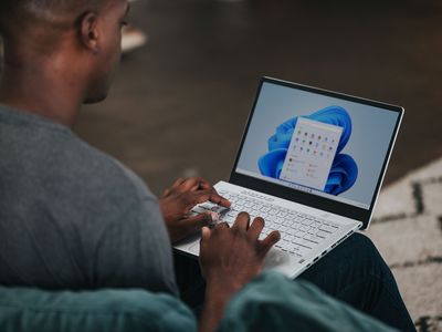 man using a Windows 11 computer