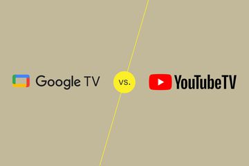 Logos for Google TV and YouTube TV