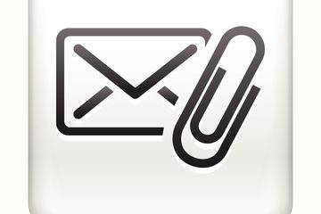 Email attachment icon