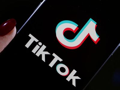 TikTok logo on a phone