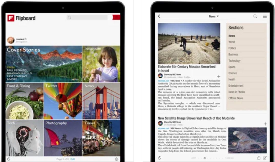 Flipboard free iPad app